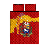 Venezuela Quilt Bed Set with National Coat of Arms Flag Map Spirit