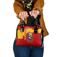 Venezuela Shoulder Handbag with National Coat of Arms Flag Map Spirit
