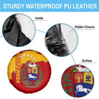 Venezuela Spare Tire Cover with National Coat of Arms Flag Map Spirit