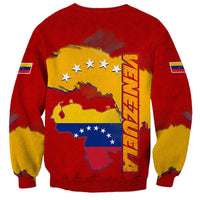 Venezuela Sweatshirt with National Coat of Arms Flag Map Spirit