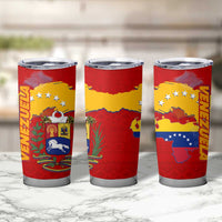 Venezuela Tumbler Cup with National Coat of Arms Flag Map Spirit