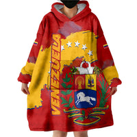 Venezuela Wearable Blanket Hoodie with National Coat of Arms Flag Map Spirit