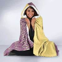 Venezuela Hooded Blanket with National Bird Orchid Flower Coat of Arms Spirit
