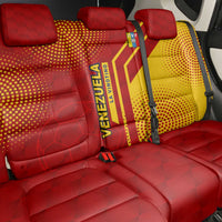 Venezuela Back Car Seat Cover with La Vinotinto Football Federation Red Yellow Spirit