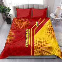 Venezuela Bedding Set with La Vinotinto Football Federation Red Yellow Spirit