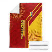 Venezuela Blanket with La Vinotinto Football Federation Red Yellow Spirit