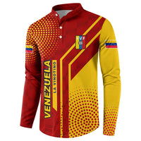 Venezuela Button Sweatshirt with La Vinotinto Football Federation Red Yellow Spirit
