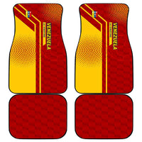Venezuela Car Mats with La Vinotinto Football Federation Red Yellow Spirit