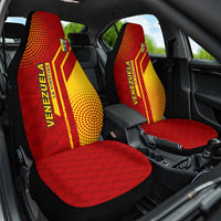 Venezuela Car Seat Cover with La Vinotinto Football Federation Red Yellow Spirit