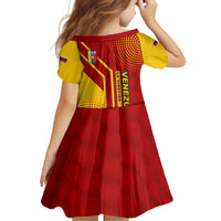 Venezuela Family Matching Off Shoulder Maxi Dress and Hawaiian Shirt with La Vinotinto Football Federation Red Yellow Spirit