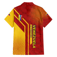 Venezuela Hawaiian Shirt with La Vinotinto Football Federation Red Yellow Spirit