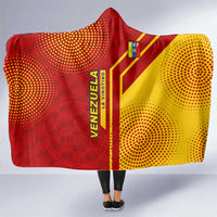 Venezuela Hooded Blanket with La Vinotinto Football Federation Red Yellow Spirit