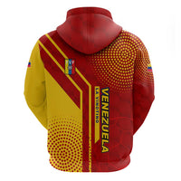 Venezuela Hoodie with La Vinotinto Football Federation Red Yellow Spirit