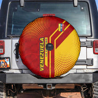 Venezuela Spare Tire Cover with La Vinotinto Football Federation Red Yellow Spirit