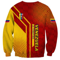 Venezuela Sweatshirt with La Vinotinto Football Federation Red Yellow Spirit