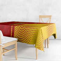 Venezuela Tablecloth with La Vinotinto Football Federation Red Yellow Spirit