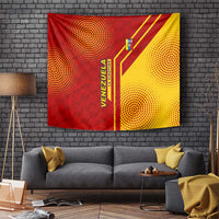 Venezuela Tapestry with La Vinotinto Football Federation Red Yellow Spirit