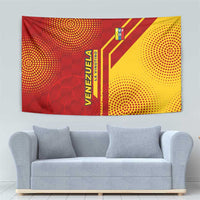 Venezuela Tapestry with La Vinotinto Football Federation Red Yellow Spirit