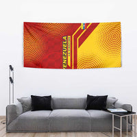 Venezuela Tapestry with La Vinotinto Football Federation Red Yellow Spirit