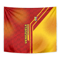 Venezuela Tapestry with La Vinotinto Football Federation Red Yellow Spirit