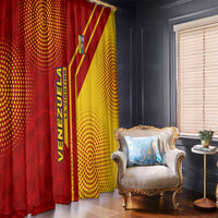 Venezuela Window Curtain with La Vinotinto Football Federation Red Yellow Spirit