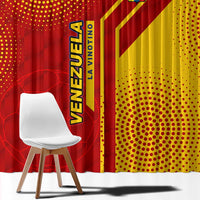 Venezuela Window Curtain with La Vinotinto Football Federation Red Yellow Spirit