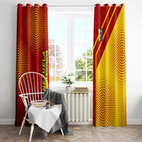 Venezuela Window Curtain with La Vinotinto Football Federation Red Yellow Spirit