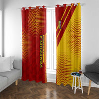 Venezuela Window Curtain with La Vinotinto Football Federation Red Yellow Spirit
