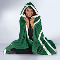 Personalized Saudi Arabia Football Hooded Blanket Green Lion Run of Champions