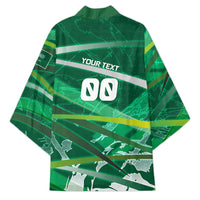Personalized Saudi Arabia Football Kimono Green Falcon National Pride Mascot