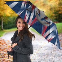 Personalized France Football Knight Umbrella Medieval Knight Soccer Concept With Eiffel Tower