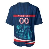 Personalized France Gallic Rooster Football Baseball Jersey Rooster Mascot French Culture Doodle
