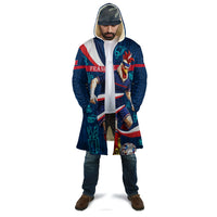 Personalized France Gallic Rooster Football Cloak Rooster Mascot French Culture Doodle