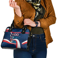 Personalized France Gallic Rooster Football Shoulder Handbag Rooster Mascot French Culture Doodle