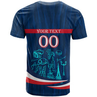 Personalized France Gallic Rooster Football T Shirt Rooster Mascot French Culture Doodle