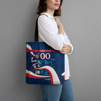 Personalized France Gallic Rooster Football Tote Bag Rooster Mascot French Culture Doodle