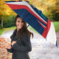 Personalized France Gallic Rooster Football Umbrella Rooster Mascot French Culture Doodle