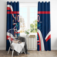 Personalized France Gallic Rooster Football Window Curtain Rooster Mascot French Culture Doodle