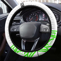 Street Style Graffiti Steering Wheel Cover with Smoking Monkey and Neon Green - Wonder Print Shop