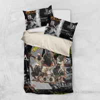 Boombox Breakdancer Bedding Set with Grafiti Art and Grunge Street Hip Hop Style - Wonder Print Shop