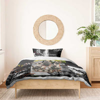 Boombox Breakdancer Bedding Set with Grafiti Art and Grunge Street Hip Hop Style - Wonder Print Shop