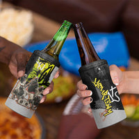 Boombox Breakdancer 4 in 1 Can Cooler Tumbler with Grafiti Art and Grunge Street Hip Hop Style - Wonder Print Shop