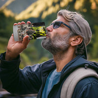 Boombox Breakdancer 4 in 1 Can Cooler Tumbler with Grafiti Art and Grunge Street Hip Hop Style - Wonder Print Shop