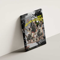 Boombox Breakdancer Canvas Wall Art with Grafiti Art and Grunge Street Hip Hop Style - Wonder Print Shop