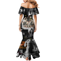 Boombox Breakdancer Mermaid Dress with Grafiti Art and Grunge Street Hip Hop Style - Wonder Print Shop