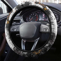 Boombox Breakdancer Steering Wheel Cover with Grafiti Art and Grunge Street Hip Hop Style - Wonder Print Shop