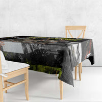 Boombox Breakdancer Tablecloth with Grafiti Art and Grunge Street Hip Hop Style - Wonder Print Shop