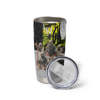 Boombox Breakdancer Tumbler Cup with Grafiti Art and Grunge Street Hip Hop Style - Wonder Print Shop