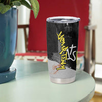 Boombox Breakdancer Tumbler Cup with Grafiti Art and Grunge Street Hip Hop Style - Wonder Print Shop
