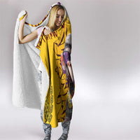 Graffiti Monkey Hooded Blanket with Hip Hop Sunglasses and Gold Chain Design - Wonder Print Shop